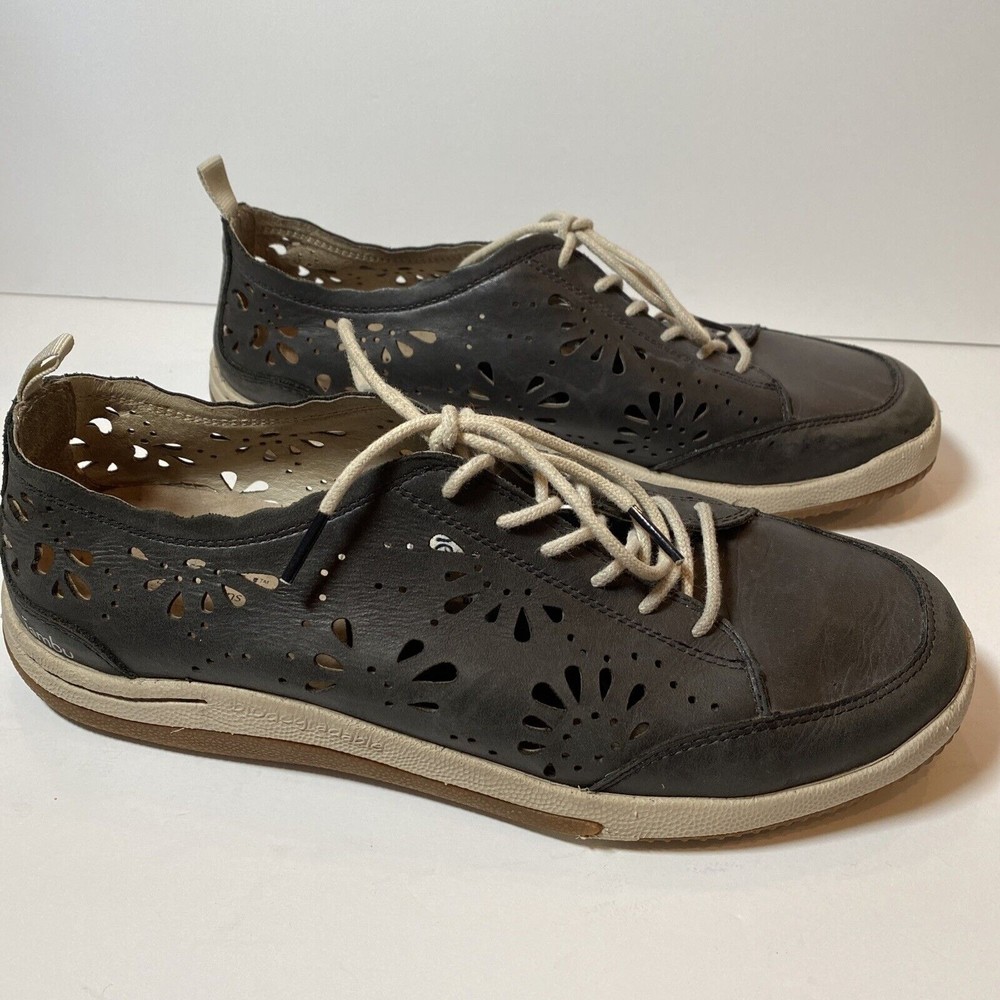 Jambu Bloom Women Shoe Gray Perforated Sneaker 9.5 Leather  Comfort Eco